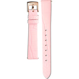 Buy Shop Swarovski Crystal Quartz Pink Dial Pink Leather Strap Watch for Women - 5575217 USA Online