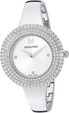 Swarovski Crystal Rose Silver Dial Silver Steel Strap Watch for Women - 5483853