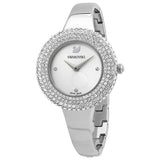 Swarovski Crystal Rose Silver Dial Silver Steel Strap Watch for Women - 5483853