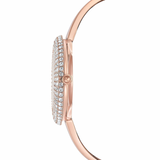Buy Shop Swarovski Crystal Rose Silver Dial Rose Gold Steel Strap Watch for Women - 5484073 USA Online