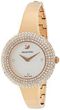 Buy Shop Swarovski Crystal Rose Silver Dial Rose Gold Steel Strap Watch for Women - 5484073 USA Online