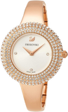Buy Shop Swarovski Crystal Rose Silver Dial Rose Gold Steel Strap Watch for Women - 5484073 USA Online
