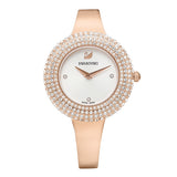 Buy Shop Swarovski Crystal Rose Silver Dial Rose Gold Steel Strap Watch for Women - 5484073 USA Online