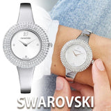 Buy Shop Swarovski Crystal Rose Silver Dial Silver Steel Strap Watch for Women - 5483853 USA Online