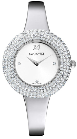 Buy Shop Swarovski Crystal Rose Silver Dial Silver Steel Strap Watch for Women - 5483853 USA Online