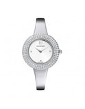 Buy Shop Swarovski Crystal Rose Silver Dial Silver Steel Strap Watch for Women - 5483853 USA Online