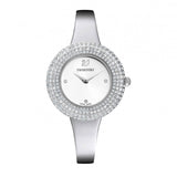 Swarovski Crystal Rose Silver Dial Silver Steel Strap Watch for Women - 5483853