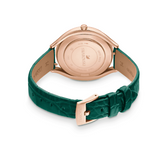 Buy Shop Swarovski Crystalline Aura Green Dial Green Leather Strap Watch for Women - 5644078 USA Online