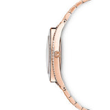 Buy Shop Swarovski Crystalline Aura Silver Dial Rose Gold Steel Strap Watch for Women - 5519459 USA Online
