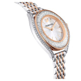 Buy Shop Swarovski Crystalline Aura Silver Dial Rose Gold Steel Strap Watch for Women - 5519459 USA Online