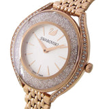 Buy Shop Swarovski Crystalline Aura Silver Dial Rose Gold Steel Strap Watch for Women - 5519459 USA Online