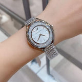 Buy Shop Swarovski Crystalline Aura Silver Dial Silver Steel Strap Watch for Women - 5519462 USA Online