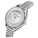Buy Shop Swarovski Crystalline Aura Silver Dial Silver Steel Strap Watch for Women - 5519462 USA Online