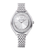 Buy Shop Swarovski Crystalline Aura Silver Dial Silver Steel Strap Watch for Women - 5519462 USA Online