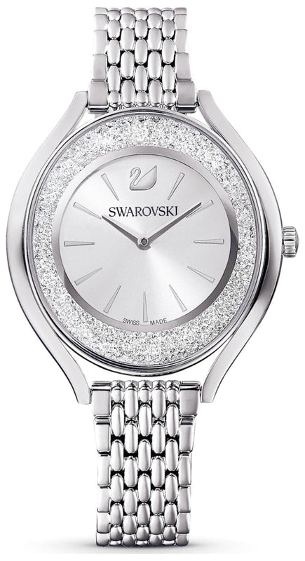 Buy Shop Swarovski Crystalline Aura Silver Dial Silver Steel Strap Watch for Women - 5519462 USA Online