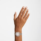 Buy Shop Swarovski Crystalline Aura White Dial Two Tone Mesh Strap Watch for Women - 5644075 USA Online