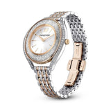 Buy Shop Swarovski Crystalline Aura White Dial Two Tone Mesh Strap Watch for Women - 5644075 USA Online