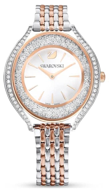 Buy Shop Swarovski Crystalline Aura White Dial Two Tone Mesh Strap Watch for Women - 5644075 USA Online