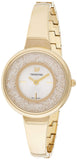 Buy Shop Swarovski Crystalline Bracelet White Dial Gold Steel Strap Watch for Women - 5269253 USA Online