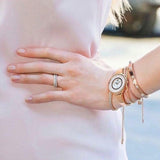 Buy Shop Swarovski Crystalline Bracelet White Dial Rose Gold Steel Strap Watch for Women - 5269250 USA Online