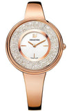 Buy Shop Swarovski Crystalline Bracelet White Dial Rose Gold Steel Strap Watch for Women - 5269250 USA Online