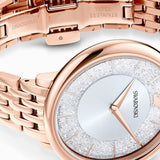 Buy Shop Swarovski Crystalline Chic Analog Silver Dial Rose Gold Steel Strap Watch for Women - 5544590 USA Online