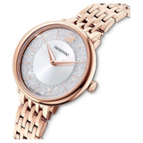 Buy Shop Swarovski Crystalline Chic Analog Silver Dial Rose Gold Steel Strap Watch for Women - 5544590 USA Online