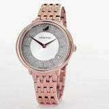 Buy Shop Swarovski Crystalline Chic Analog Silver Dial Rose Gold Steel Strap Watch for Women - 5544590 USA Online