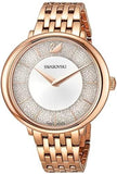Buy Shop Swarovski Crystalline Chic Analog Silver Dial Rose Gold Steel Strap Watch for Women - 5544590 USA Online