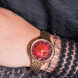 Buy Shop Swarovski Crystalline Chic Red Dial Rose Gold Steel Strap Watch for Women - 5547608 USA Online