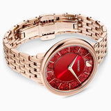 Buy Shop Swarovski Crystalline Chic Red Dial Rose Gold Steel Strap Watch for Women - 5547608 USA Online