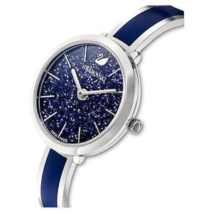 Buy Shop Swarovski Crystalline Delight Analog Blue Dial Two Tone Steel Strap Watch for Women - 5580533 USA Online