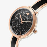 Buy Shop Swarovski Crystalline Delight Black Dial Two Tone Steel Strap Watch for Women - 5580530 USA Online