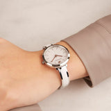 Buy Shop Swarovski Crystalline Delight Silver Dial Two Tone Steel Strap Watch for Women - 5580537 USA Online