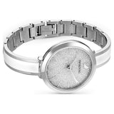Buy Shop Swarovski Crystalline Delight Silver Dial Two Tone Steel Strap Watch for Women - 5580537 USA Online