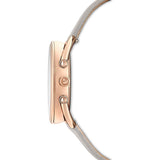 Buy Shop Swarovski Crystalline Glam Silver Dial Grey Leather Strap Watch for Women - 5452455 USA Online