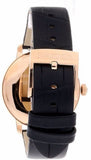 Buy Shop Swarovski Crystalline Hours Black Dial Black Leather Strap Watch for Women - 5295377 USA Online