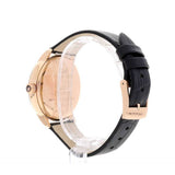 Buy Shop Swarovski Crystalline Hours Black Dial Black Leather Strap Watch for Women - 5295377 USA Online
