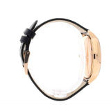 Buy Shop Swarovski Crystalline Hours Black Dial Black Leather Strap Watch for Women - 5295377 USA Online