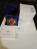 Buy Shop Swarovski Crystalline Hours Red Crystal Dial Red Leather Strap Watch for Women - 5295380 USA Online