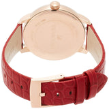 Buy Shop Swarovski Crystalline Hours Red Crystal Dial Red Leather Strap Watch for Women - 5295380 USA Online