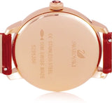 Buy Shop Swarovski Crystalline Hours Red Crystal Dial Red Leather Strap Watch for Women - 5295380 USA Online