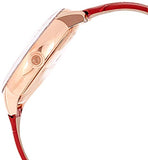 Buy Shop Swarovski Crystalline Hours Red Crystal Dial Red Leather Strap Watch for Women - 5295380 USA Online
