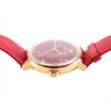 Buy Shop Swarovski Crystalline Hours Red Crystal Dial Red Leather Strap Watch for Women - 5295380 USA Online