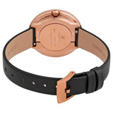 Buy Shop Swarovski Crystalline Pure Black Dial Black Leather Strap Watch for Women - 5275043 USA Online