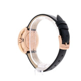 Buy Shop Swarovski Crystalline Pure Black Dial Black Leather Strap Watch for Women - 5275043 USA Online