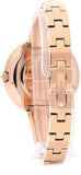 Buy Shop Swarovski Crystalline Pure Black Dial Rose Gold Steel Strap Watch for Women - 5295334 USA Online