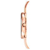 Buy Shop Swarovski Crystalline Pure Black Dial Rose Gold Steel Strap Watch for Women - 5295334 USA Online