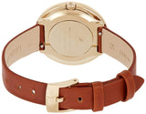 Buy Shop Swarovski Crystalline Pure White Dial Brown Leather Strap Watch for Women - 5275040 USA Online
