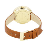 Buy Shop Swarovski Crystalline Pure White Dial Brown Leather Strap Watch for Women - 5275040 USA Online